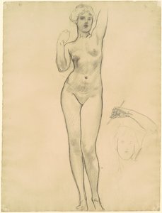 Badania Afrodyty dla Afrodyty i Erosa, 1919-1920. autorstwa John Singer Sargent