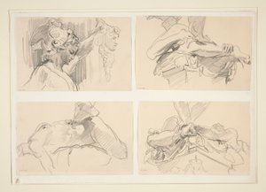 Badania Cellini autorstwa John Singer Sargent