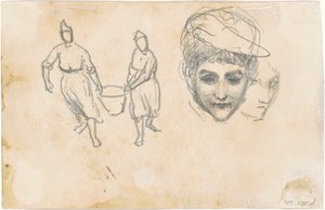 Studia chłopskie [verso] autorstwa John Singer Sargent