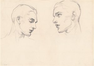 Badania głowy mężczyzny autorstwa John Singer Sargent