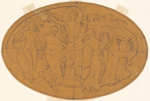 Studium dla Apolla i Muz, c. 1921. autorstwa John Singer Sargent