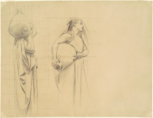 Studium dla „Danaïdes” autorstwa John Singer Sargent
