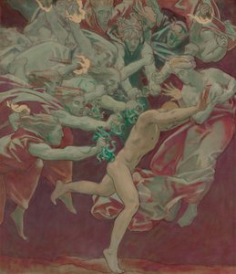 Studium dla Muzeum Sztuk Pięknych w Bostonie, Murale: Orestes i Furie autorstwa John Singer Sargent
