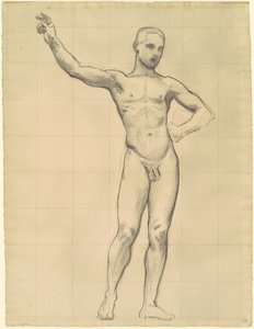 Studium Apolla do „Apolla i muz” autorstwa John Singer Sargent