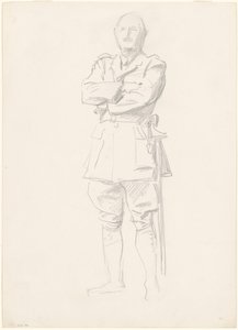 Studium generała Louisa Botha dla „Oficerów generalnych I wojny światowej” autorstwa John Singer Sargent