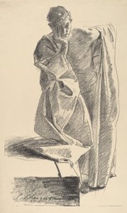 Studium młodego mężczyzny autorstwa John Singer Sargent