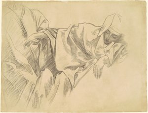 Studium Ukrzyżowania za „Piętnaście tajemnic różańca” autorstwa John Singer Sargent