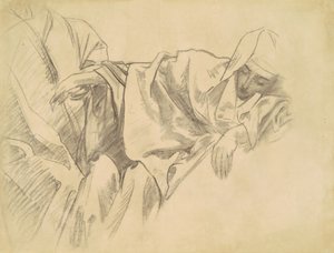 Studium Ukrzyżowania za piętnaście tajemnic różańca, 1903-1916. autorstwa John Singer Sargent