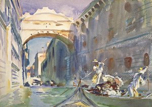 Most Westchnień, ok. 1905-08 (wc na papierze) autorstwa John Singer Sargent