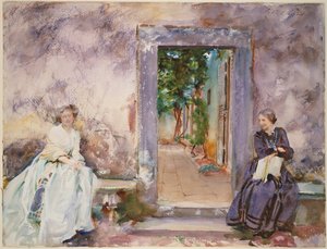 Mur ogrodowy autorstwa John Singer Sargent