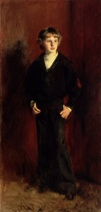 Nieżyjący już major E.C. Harrison jako chłopiec autorstwa John Singer Sargent