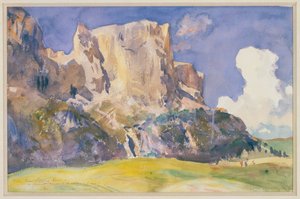 Widok w Dolomitach autorstwa John Singer Sargent