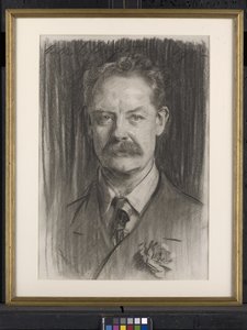 William Henry Grenfell, 1912 (węgiel na papierze) autorstwa John Singer Sargent