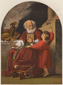 Samuel i Eli (kolorowa litografia)