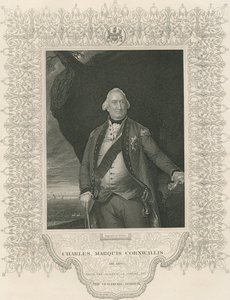 Charles Cornwallis, z „Galerii Portretów Historycznych”, wydanej ok. 1880 r. autorstwa John Singleton Copley