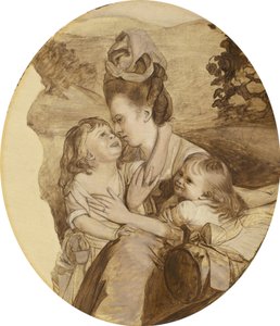 Szkic dla rodziny Copley autorstwa John Singleton Copley
