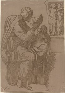 Czytanie Sybilli autorstwa John Skippe after Michelangelo
