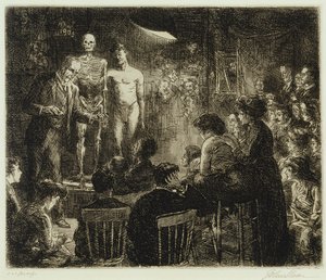 Anschutz o anatomii autorstwa John French Sloan