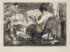 Strona kobiety autorstwa John French Sloan