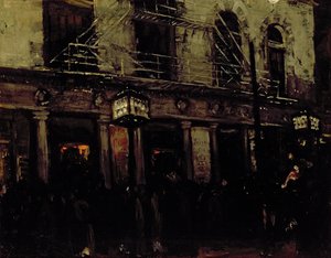 Walnut Street Theatre, polonês da Filadélfia autorstwa John French Sloan