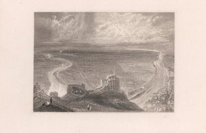 Chateau Gaillard, od wschodu autorstwa John Smith