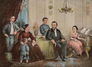 Generał Grant i jego rodzina autorstwa John Smith 2