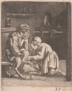 Dwie małpy autorstwa John Smith