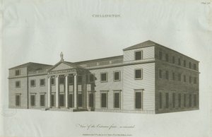 Chillington Hall: grawerowanie, 1789 autorstwa John Soane