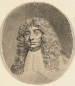 Portret głowy i ramion mężczyzny, po XVII-wiecznym portrecie (Hrabia Lauderdale) autorstwa John Sparrow
