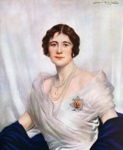 Portret koronacyjny królowej Elżbiety, królowej matki w 1937 r.