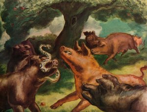 „Świnie zabijają grzechotnika”, 1930