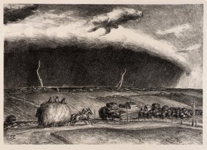 The Line Storm autorstwa John Steuart Curry