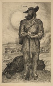 The Plainsman autorstwa John Steuart Curry