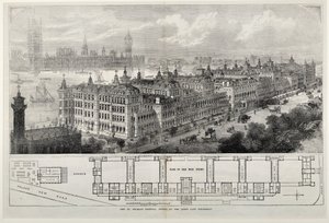 Nowy Szpital św. Tomasza otwarty przez królową w ubiegłą środę 1871 r. (rycina stalowa) autorstwa John Sulman