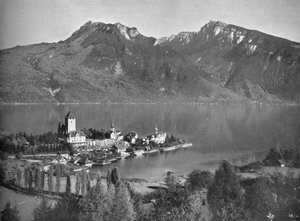 Spiez, nad jeziorem Thun, 1910