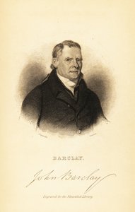 Portret Johna Barclay, szkockiego anatoma porównawczego., 1841 (grafika) autorstwa John Syme