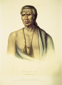 Portret Lap-pa-win-soe, 1837 (ręcznie kolorowana lito)