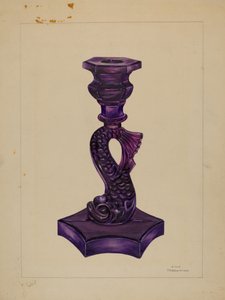 Świecznik Delfin, ok. 1900 r. 1936. autorstwa John Tarantino