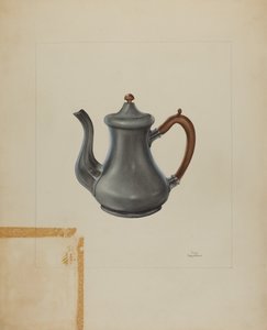 Czajnik z cyny, 1935-1942. autorstwa John Tarantino