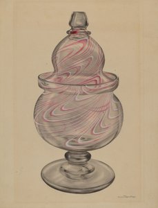 Cukiernica z pokrywką, ok. 1900 r. 1936. autorstwa John Tarantino