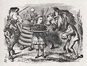Alicja Lew i autorstwa John Tenniel