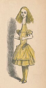 Alicja z długą szyją, 1889 autorstwa John Tenniel