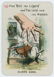 Ręka Alicji autorstwa John Tenniel