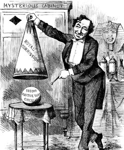 Benjamin Disraeli autorstwa John Tenniel