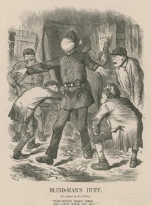 Buff ślepca (grawerunek) autorstwa John Tenniel