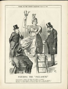 Ilustracja Johna Tenniela (1820-1914) w Punch autorstwa John Tenniel