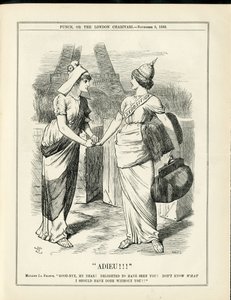 Ilustracja Johna Tenniela (1820-1914) w Punch autorstwa John Tenniel
