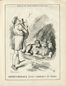 Ilustracja Johna Tenniela (1820-1914) w Punch autorstwa John Tenniel