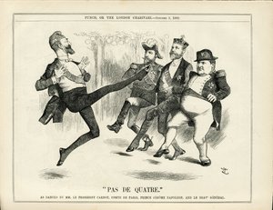 Ilustracja Johna Tenniela (1820-1914) w Punch autorstwa John Tenniel