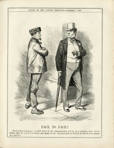 Ilustracja Johna Tenniela (1820-1914) w Punch autorstwa John Tenniel